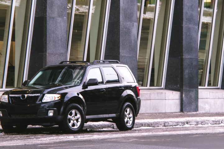 An SUV parked outdoors